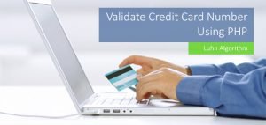 how to validate credit card number php