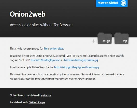 How to access deep web onion sites without using Tor